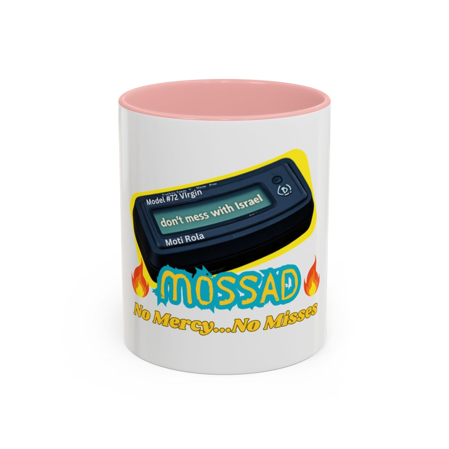 Accent Coffee Mug (11oz) Mossad - No Mercy, No Misses