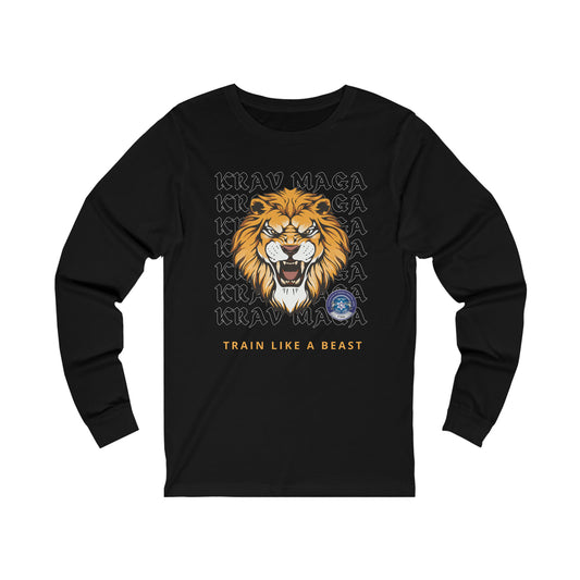 Unisex Jersey Long Sleeve Tee - Train Like A Beast