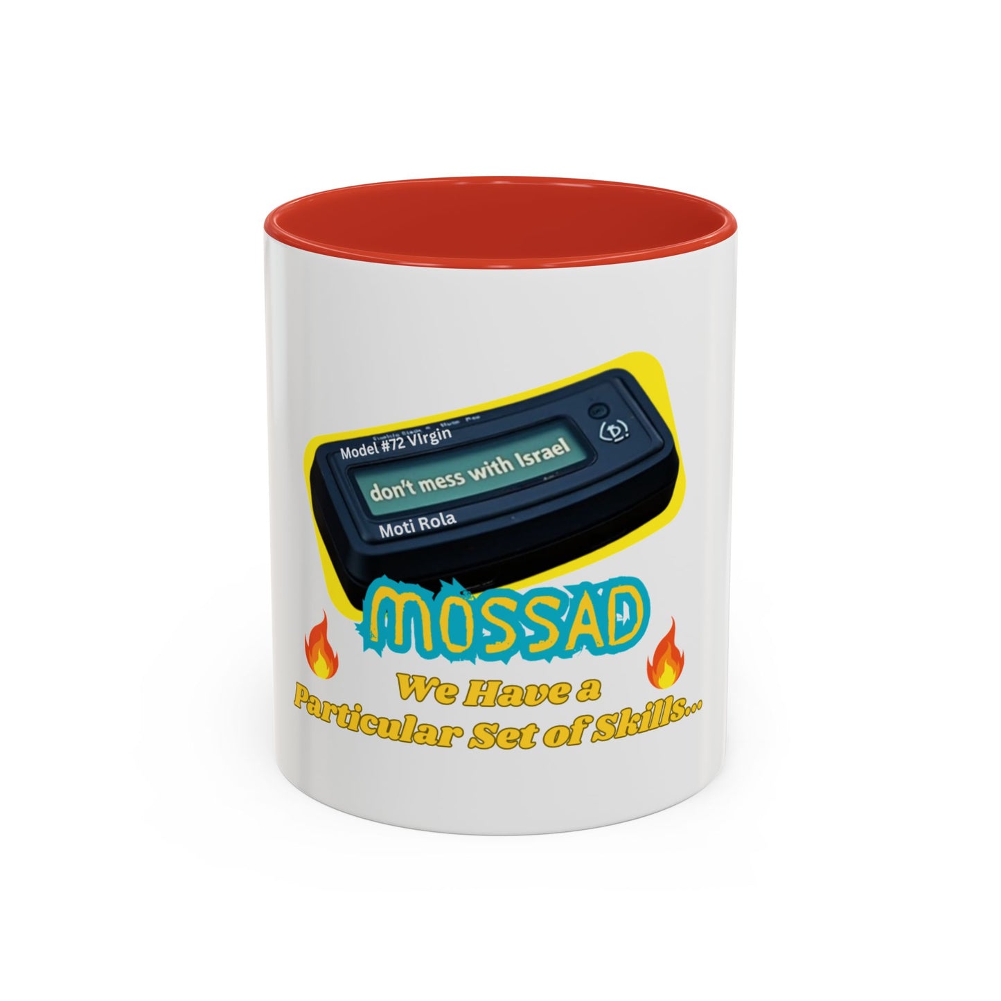 Accent Coffee Mug (11oz) Mossad - We Have a Particular Set of Skills