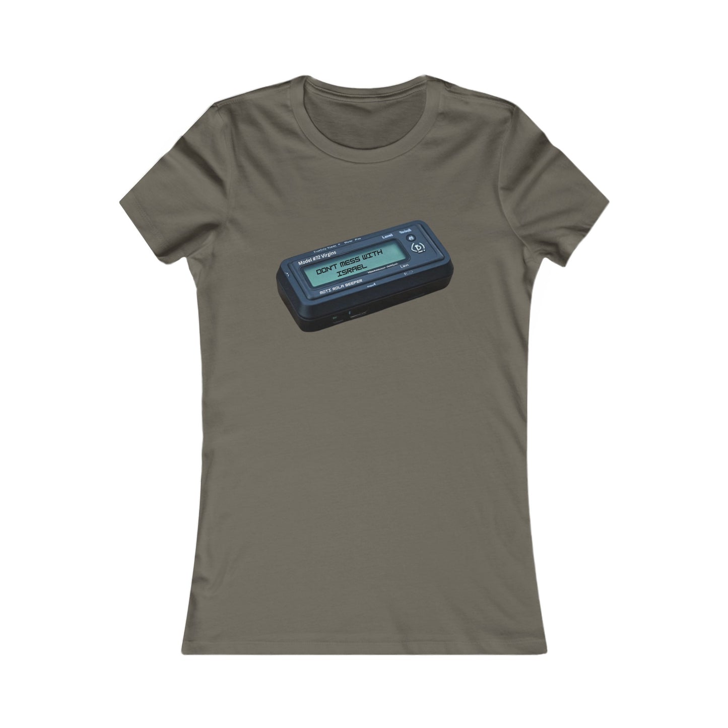 Women's Tee - Don't Mess With Israel Pager