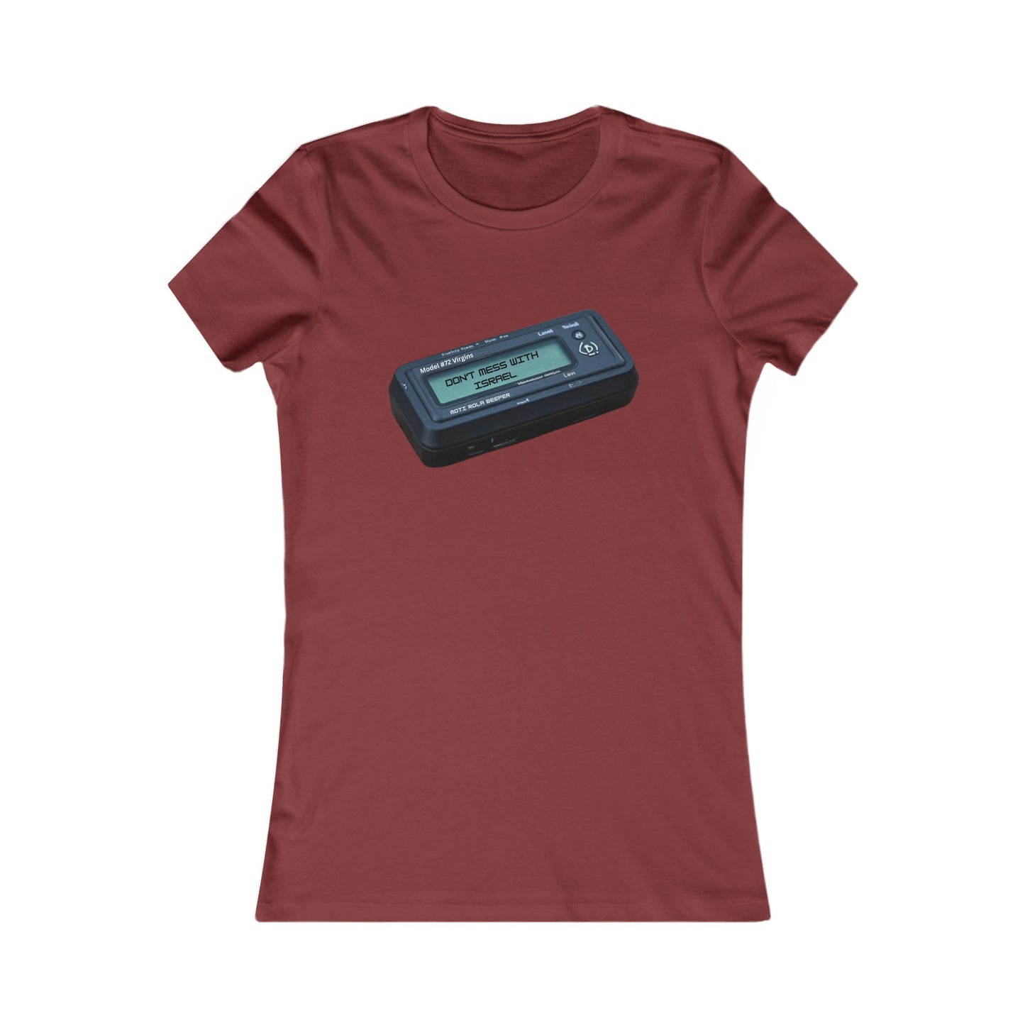 Women's Tee - Don't Mess With Israel Pager