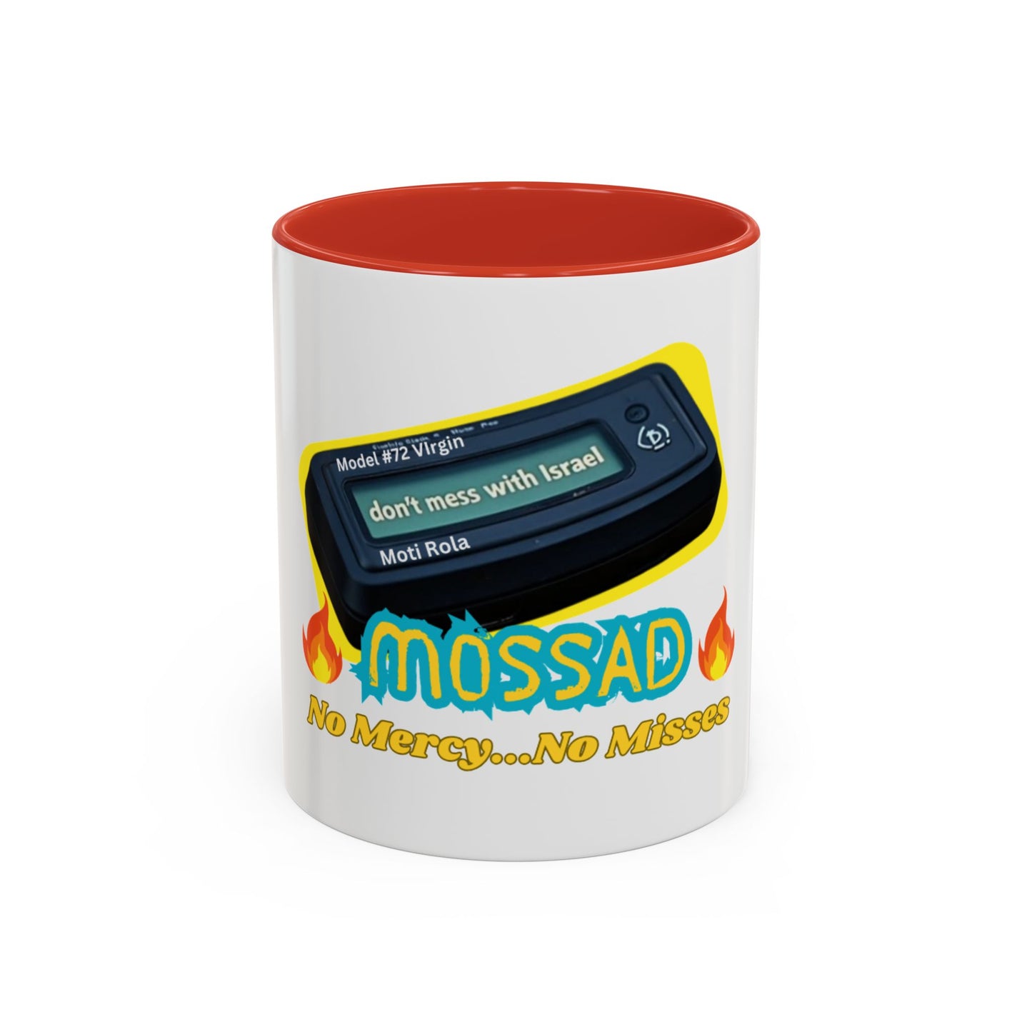 Accent Coffee Mug (11oz) Mossad - No Mercy, No Misses