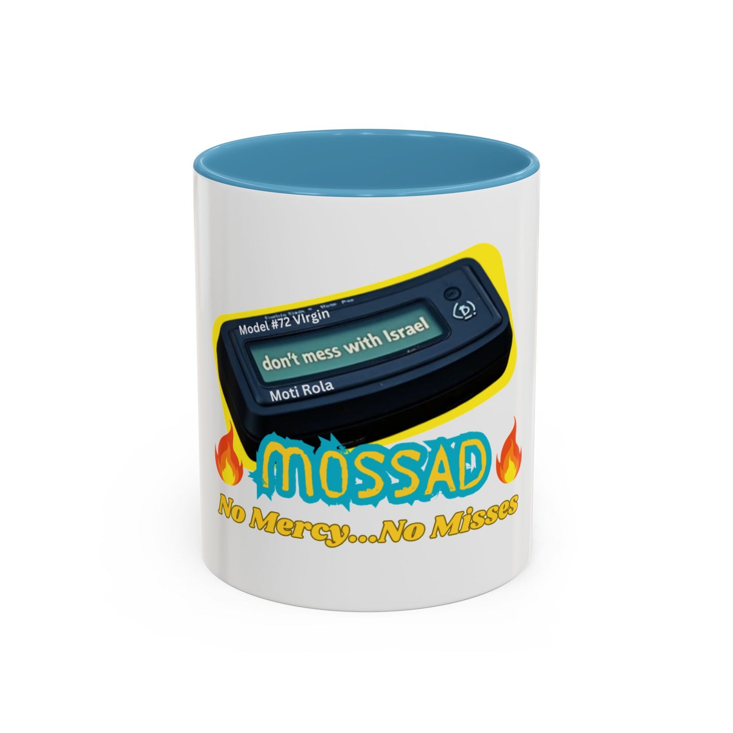 Accent Coffee Mug (11oz) Mossad - No Mercy, No Misses