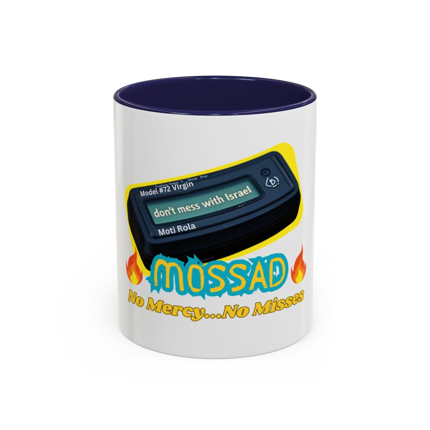 Accent Coffee Mug (11oz) Mossad - No Mercy, No Misses